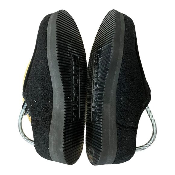 NWOB P448 | Women’s Black Bubble Genuine Shearling Slippers 41 9 - Picture 5 of 10